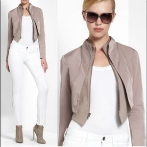 BCBGMAXAZRIA “Ozzy” jacket in gravel, size XS